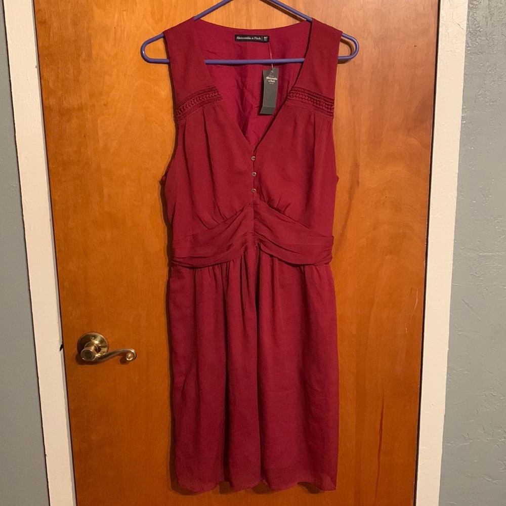 Abercrombie Chiffon Sleeveless Dress